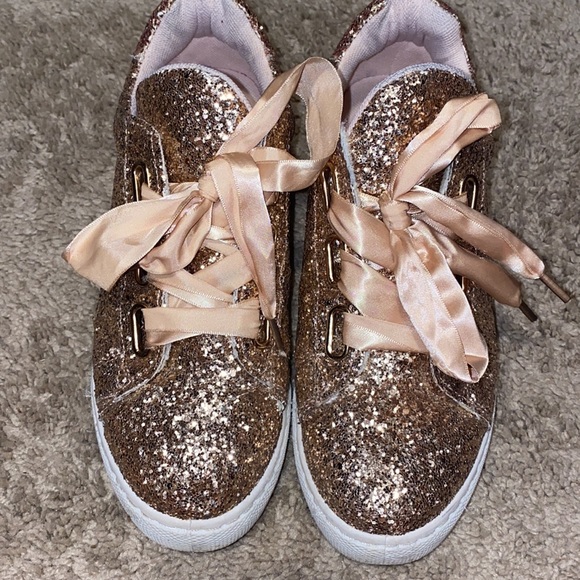Blush sparkle shoes - Picture 1 of 4